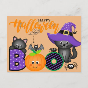 Halloween Hälsning Vykort