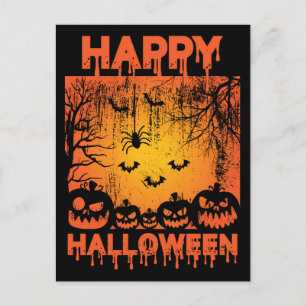 Halloween Hälsning Vykort