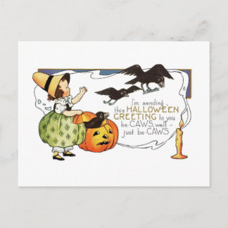 Halloween Hälsning vykort
