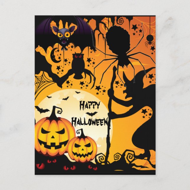 Halloween hälsning_ vykort (Framsida)