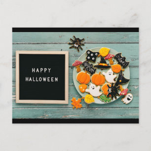 Halloween Hälsningar Vykort