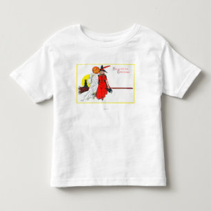Halloween hälsninghäxa tee shirt