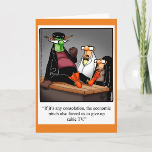 Halloween-hälsningskort för Humor Kort