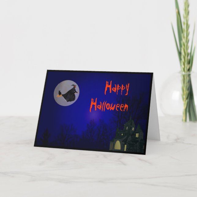 Halloween-hälsningskort Kort (Framsida)