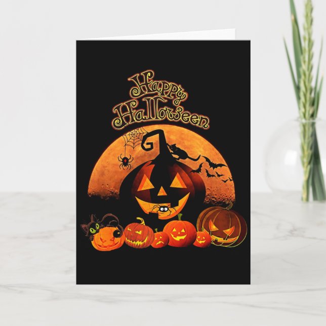 Halloween-hälsningskort Kort (Framsida)