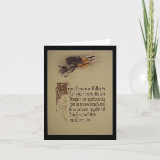 Halloween-hälsningskort Kort (Framsida)