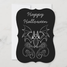 Halloween-hälsningskort