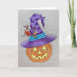 Halloween-hälsningskort Kort