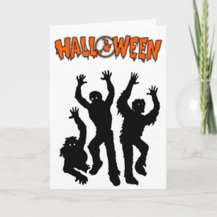 Halloween-hälsningskort/Mummier Kort
