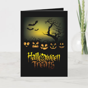 Halloween-hälsningskort/påfyllnadskort Kort