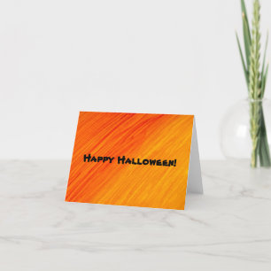 Halloween-hälsningskort Tack Kort