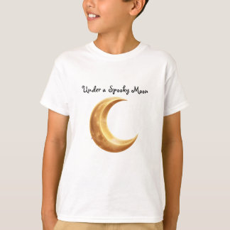 Halloween Halvmåne | Mystisk Nattlig Himmelsk Kons T Shirt