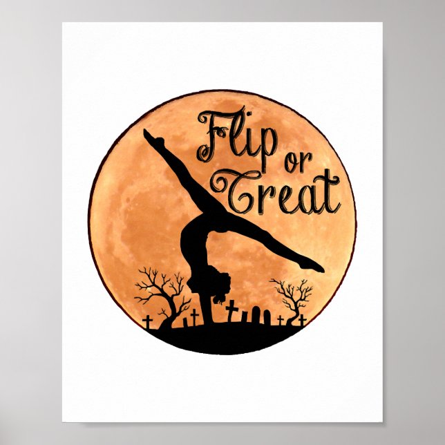 Halloween Handstand Poster (Framsidan)