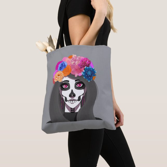 Halloween-handväska Tygkasse (Närbild)