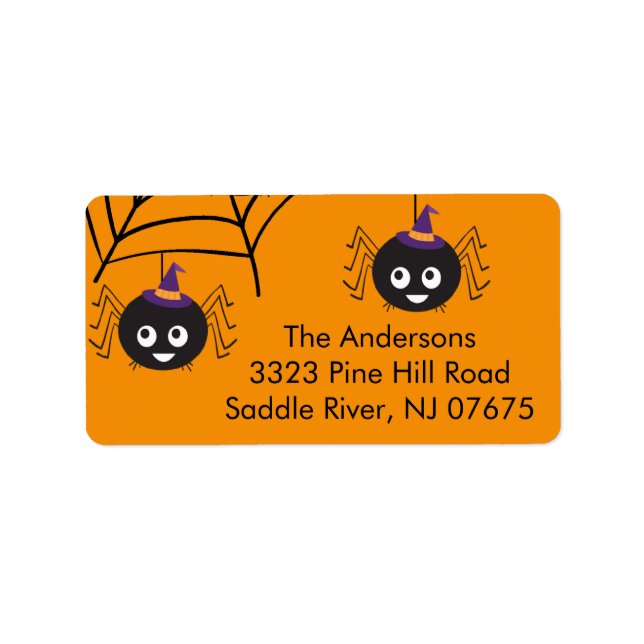 Halloween Häng med USA-returadressetikett Adressetikett (Framsidan)