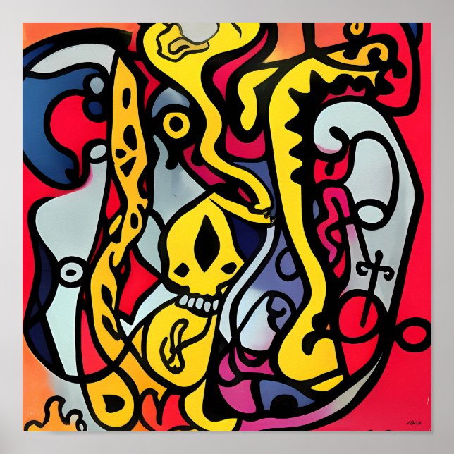 Halloween Hangover Poster (Framsidan)