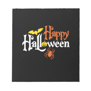 Halloween Happy halloween Birthday Anteckningsblock