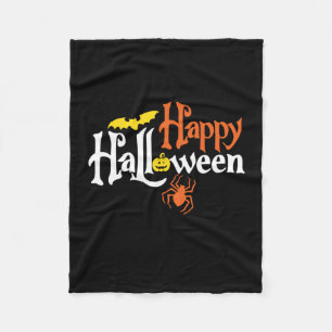 Halloween Happy halloween Birthday Fleecefilt