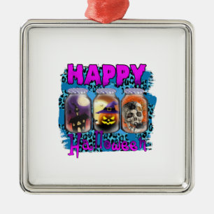 Halloween Happy halloween Birthday Julgransprydnad Metall