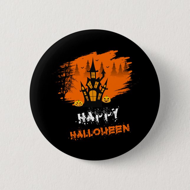Halloween Happy halloween Birthday Knapp (Framsida)