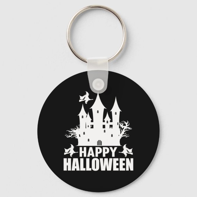 Halloween Happy halloween Birthday Nyckelring (Framsida)