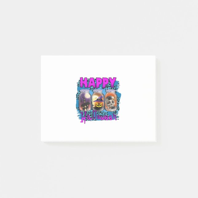 Halloween Happy halloween Birthday Post-it Block (Framsida)