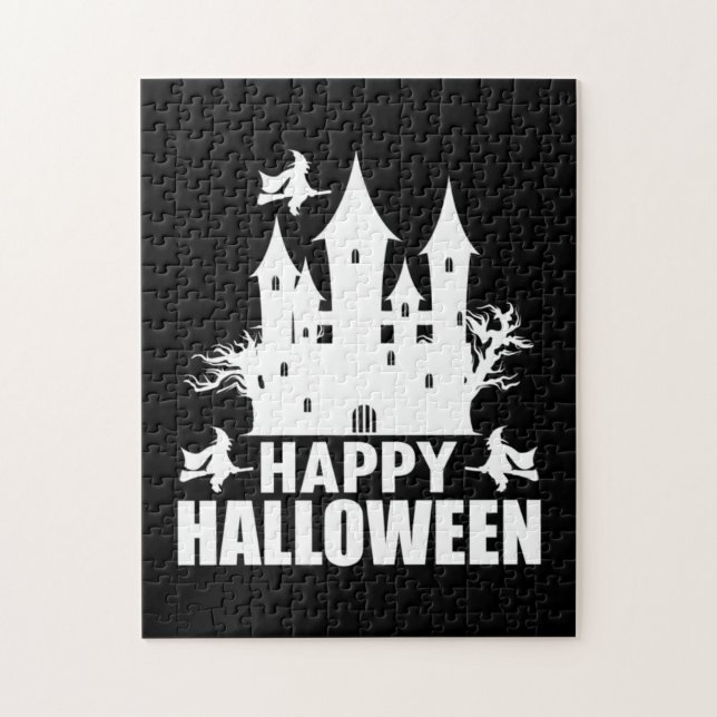 Halloween Happy halloween Birthday Pussel (Vertikal)