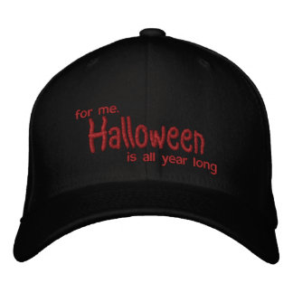 Halloween hat broderad keps