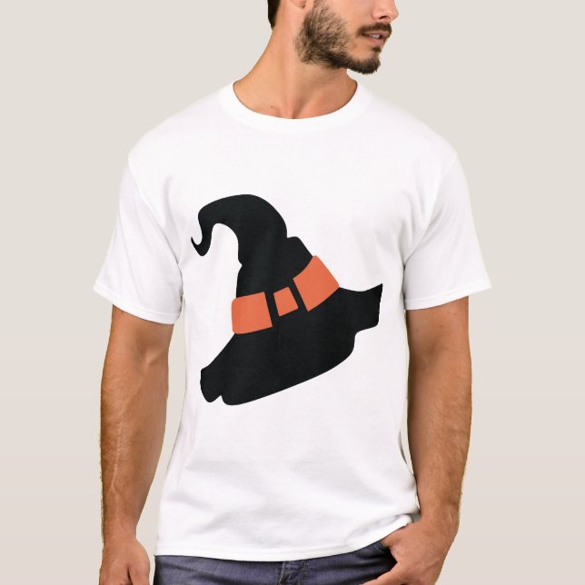 Halloween Hatt T Shirt (Framsida)