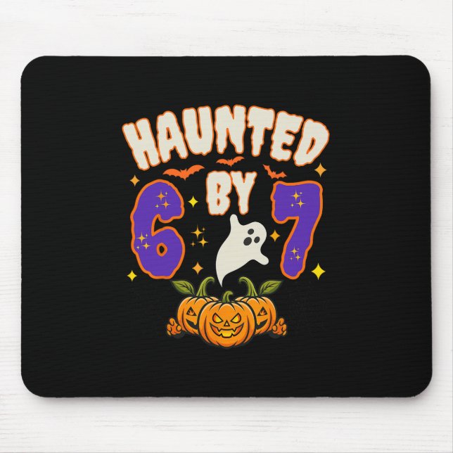 Halloween Haunted 67 Number 67 Six Seven Meme Funn Musmatta (Framsidan)