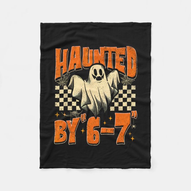 Halloween Haunted 67 Six Seven Meme 1 (10)  Fleecefilt (Framsidan)