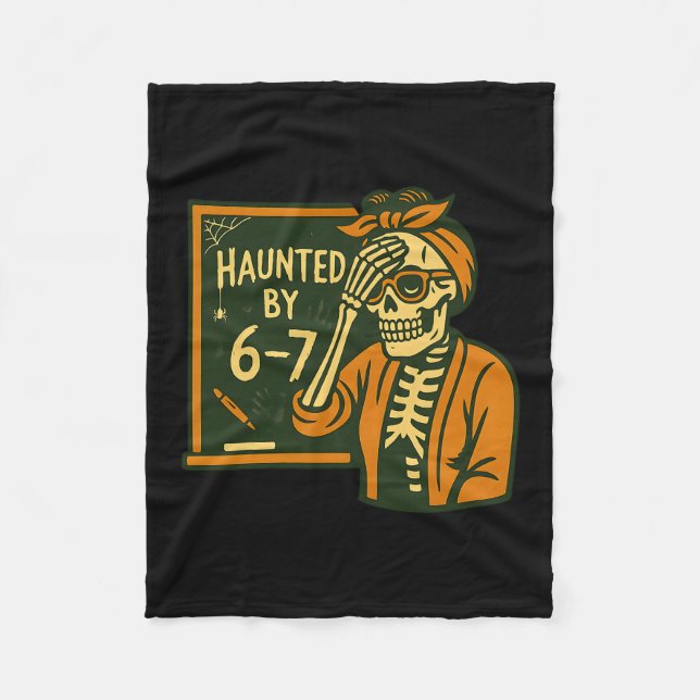 Halloween Haunted 67 Six Seven Meme 1 (14)  Fleecefilt (Framsidan)