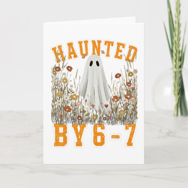 Halloween Haunted 67 Six Seven Meme 1 (26)  Kort (Framsida)