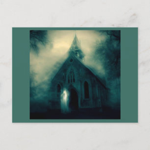 Halloween - Haunted Church 4 Vykort