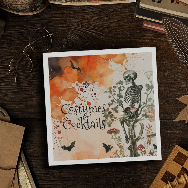 Halloween Haunted Forest Costume och Cocktail Pappersservett (Skapare uppladdad)