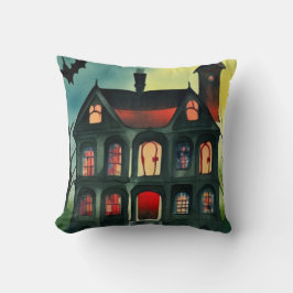 Halloween Haunted House Kudde