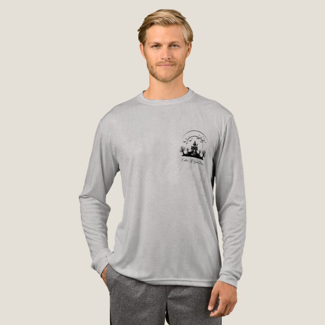 Halloween Haunted House Shirt - Funny & Spooky Gra T (Hel framsida)