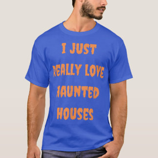 Halloween Haunted House Spooky Fall Autumn Goth Or T Shirt