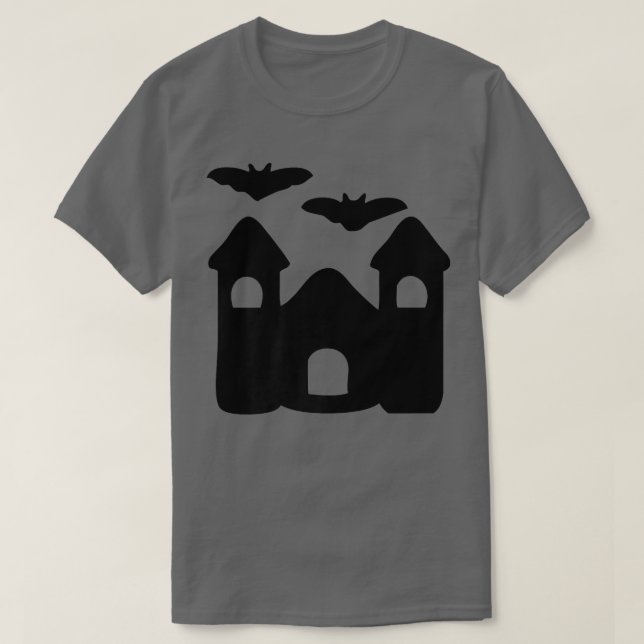 Halloween Haunted House T Shirt (Design framsida)