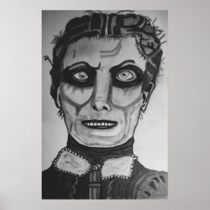 HALLOWEEN HAUNTED HUSBOIDENT GHOST POSTER