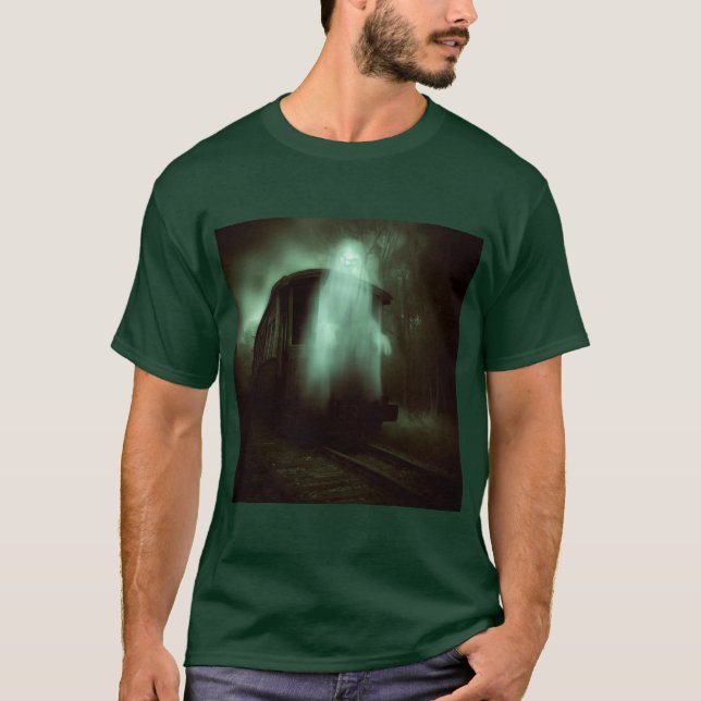 Halloween - Haunted Tåg 2 T Shirt (Framsida)