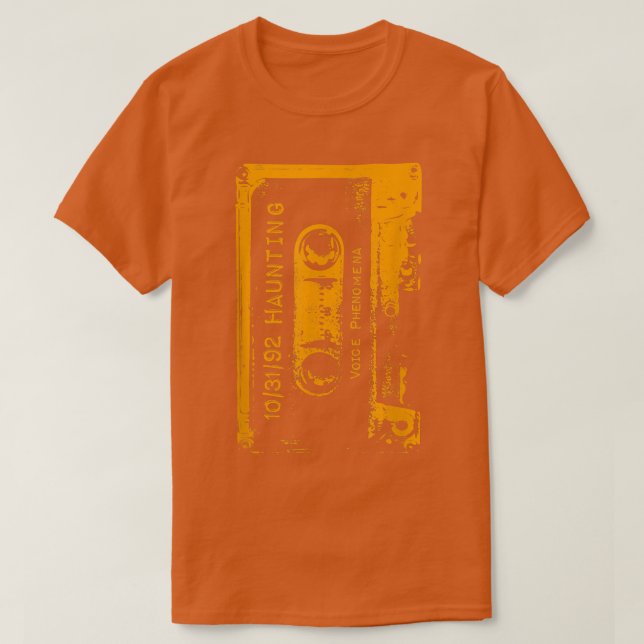Halloween Haunting Cassette Retro 90s T Shirt (Design framsida)