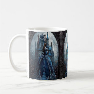 Halloween Haunween House Blue Night Scary Kaffemugg