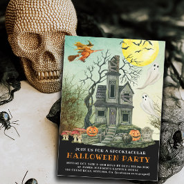 Halloween Haunween House Party Inbjudningar