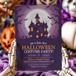 Halloween Haunween House Party Inbjudningar