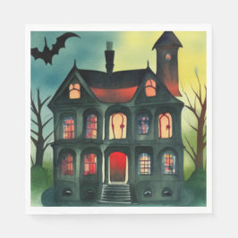 Halloween Haunween House Party Napkins Pappersservett