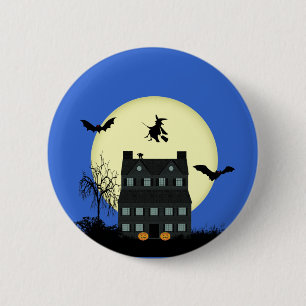 Halloween Haunween House Stift / Badges Knapp
