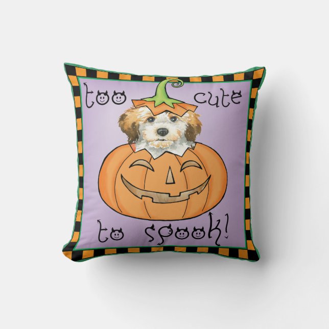 Halloween Havanese Kudde (Framsida)
