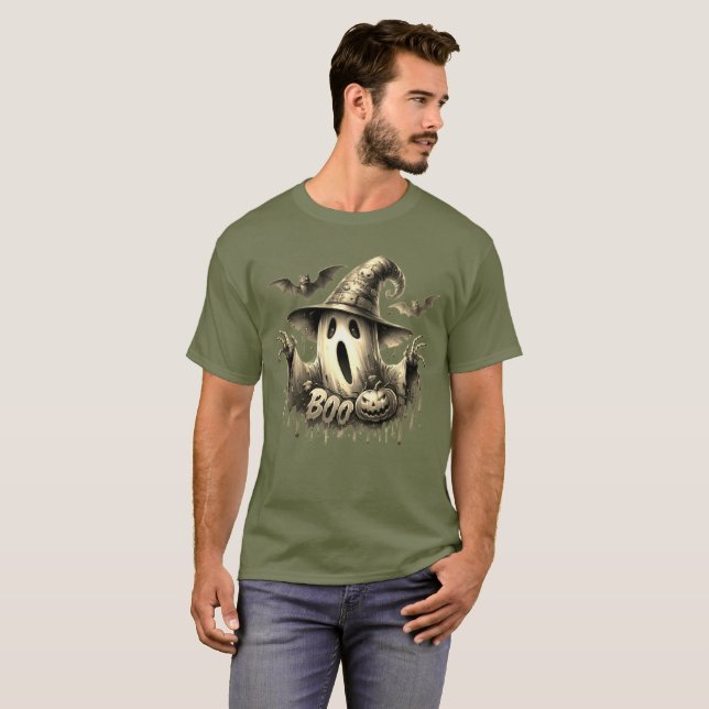 Halloween Havoc / Skräck säsong t-shirt (Hel framsida)