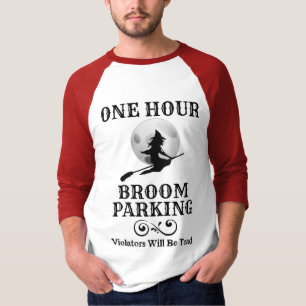 Halloween häxa ett parkera för timmekvast t shirt